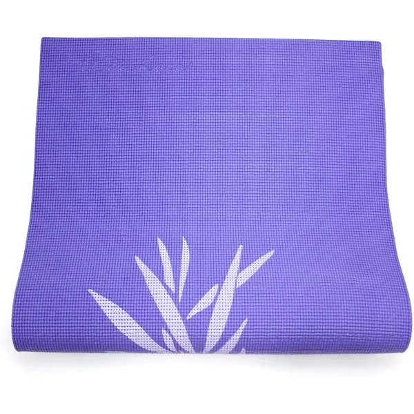 Wai Lana Yoga and Pilates Mat by ¼ inch Thick Non-slip Stylish (Lavender) Latex-Free, Lightweight, Optimum Comfort