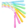 Blue Panda 4 Pack Beaded Jump Rope for Kids, Skipping Toys for Girls Starter Fitness Workout (9.2 Feet, 4 Colors)