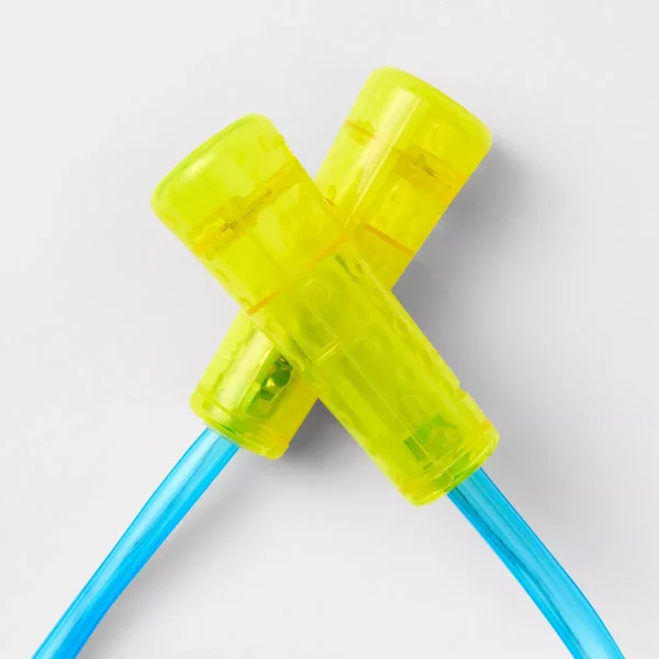 Light Up Jump Rope Yellow/Blue - Sun Squad™: Lightweight PVC Skipping Rope